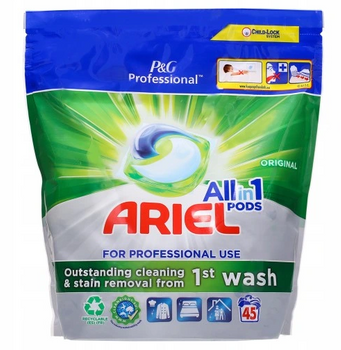 ARIEL All in 1 Pods Original Protect White Washing Capsules 45 pcs