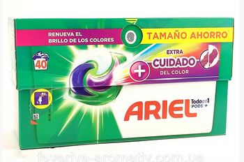 ARIEL Pods+ Washing capsules 3in1 40pcs - COLOR