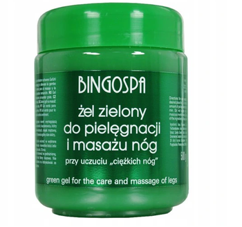 BingoSa Gel Green for foot care and massage 500g