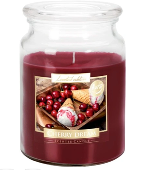 Bispol Large Cherry Dream scented candle 500 g