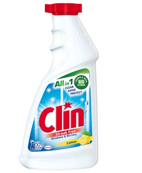 Clin Glass Washing Liquid Stock Lemon 500 ml