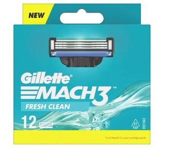 Gillette M3 Fresh Clean 12 pcs