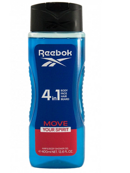 Reebok Move Your Spirit 4-in-1 Fruity Men's Shower Gel 400 ml