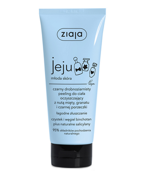 Ziaja Jeju Black Fine-Grained Cleansing Body Peeling 200ml