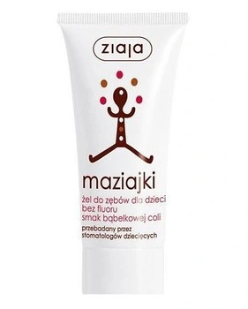 Ziaja Maziajki Tooth gel for children without fluoride Bubble Cola flavor 50 ml