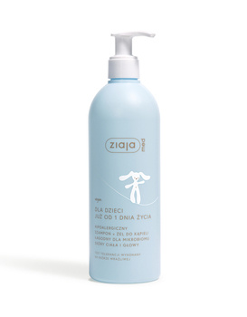 Ziaja Med Hypoallergenic Shampoo + Bath Gel 400 ml