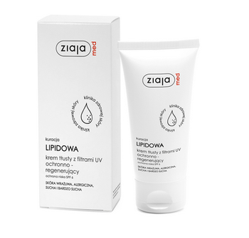 Ziaja Med Lipid Treatment Oily Cream with UV filters 50 ml