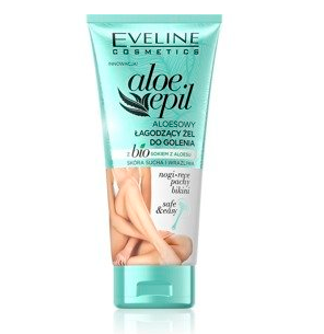 Eveline Aloe Epil Beruhigendes Aloe-Rasiergel – Beine, Arme, Bikini, Achselhöhlen 175 ml