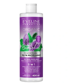 Eveline Organic Regenerating Micellar Liquid zur Make-up-Entfernung mit Bakuchiol 400 ml