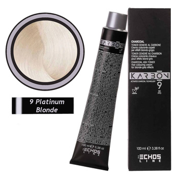 Farbe Echosline Karbon 9 Platinum Charcoal Blonde 100ml