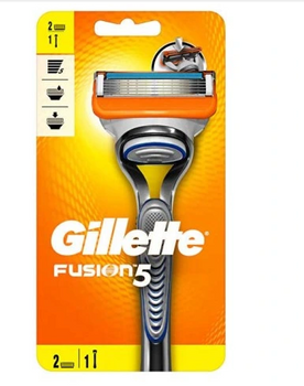 Gillette Fusion5 Proglide Power Rasierer + 2 Rasierklingenpatronen