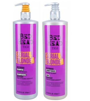 Tigi BH Serial Blonde Shampoo 970 ml + Spülung 970 ml Set