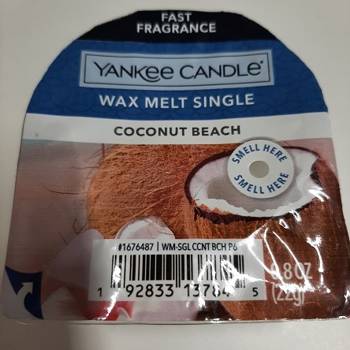 Yankee Candle Classic Wax Coconut Beach 22g