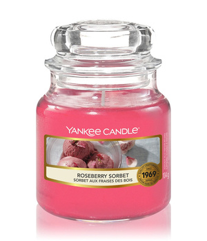 Yankee Candle Kleines Glas Rosenbeersorbet 104 g