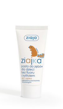 Ziajka Zahnpasta für Kinder ohne Fluorid mit Xylitol 50 ml