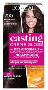 L'Oreal Paris Casting Creme Gloss Culoare de păr 200 Ebony Black