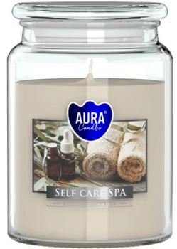 Bispol Lumânare parfumată în sticlă 500 g Self care SPA