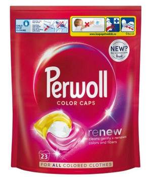 Perwoll Renew Caps Color Washing Capsules 23 pcs