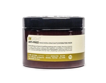 Insight Anti-Frizz Hydrating Mask 500ml La maschera è destinata ai capelli difficili da modellare, difficili da domare, ricci, secchi, crespi ed elettrizzati.l