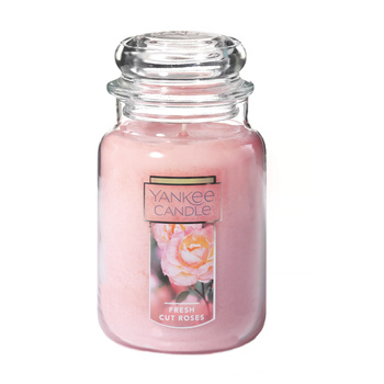 Yankee Candle Rose Fresche Recise Giara Grande da 623 g