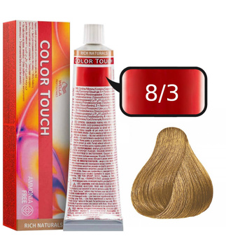 Vopsea Wella Color Touch 60 ml 8/3