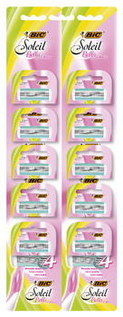 Bic board Miss soleil bella colors disposable razor 4 blades 10pcs.