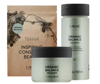 Lakme Teknia Organic Balance Travel Pack 50 ml +100 ml