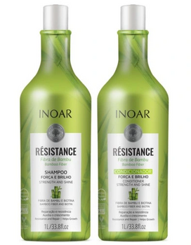 INOAR DUO Resistance Bambù Shampoo 1000 ml + Balsamo 1000 ml