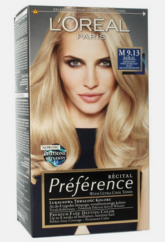 L'Oreal Paris Recital Ultra Light Ash Golden Blonde M 9.13 Baikal Haarfarbe