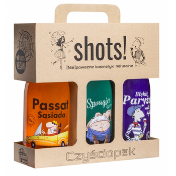 Laq Shots! Czyściopak Męski 3x 500ml