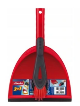 Vileda 2 in 1 Kehrschaufel- und Kehrmaschinen-Set