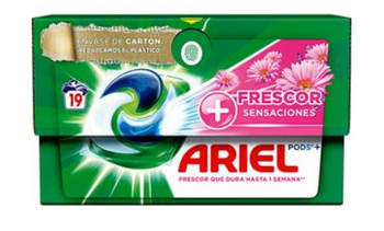 Ariel All-in-1 Washing Capsules Pink Carton Box 19 pcs