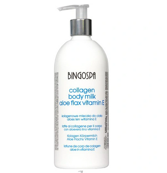Bingospa Latte Corpo al Collagene con aloe, lino e vitamina E 500 ml