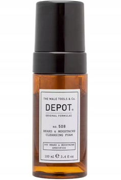 Depot 508 Spumă de curățare delicată pentru barbă și mustață 100 ml