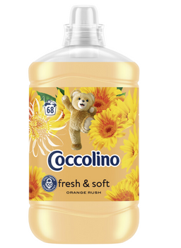 Coccolino Orange Rush Weichspüler mit Orangenblüten-Duft 1700 ml