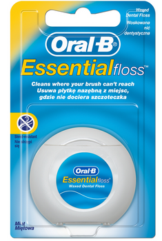 Oral-B Essential Floss waxed dental floss 50 m Mint