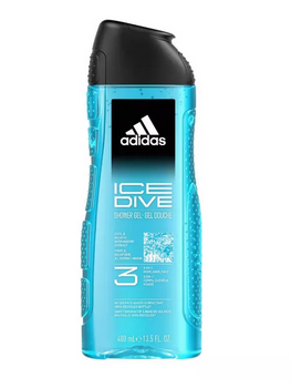 Adidas Ice Dive 3-in-1 Shower Gel For Men 400 ml