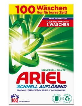 Ariel Universal Powder zum Waschen von weißer und heller Kleidung 6 kg