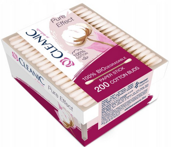 Cleanic Pure Effect sticks 200 pcs straight.