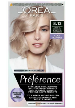 L'Oreal Paris Recital Hair dye 8.12 Light Ash Beige Blonde 8.12 Alaska
