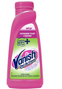 Vanish Oxi Action Extra Hygiene Desinfektionsmittel flüssig Fleckentferner für Gewebe 500 ml
