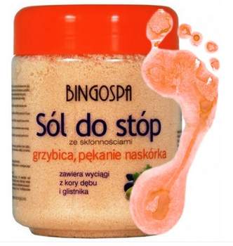 BingoSpa-Salz für Füße, die zu Mykosen und Rissen in der Epidermis neigen, 550 g