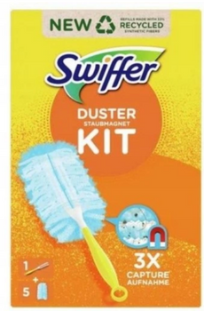 Swiffer Duster mătură de șters praful 5 cartușe perie microfibră/microfibră