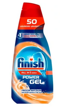 Finish All in One Power Gel Orange Geschirrspülgel 1 L