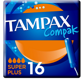 Tampax Compak Super Plus with applicator 16 pcs.