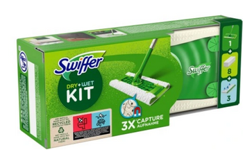 Swiffer Flachmop Starter Kit 11 Patronen ( 8 trocken 3 nass)