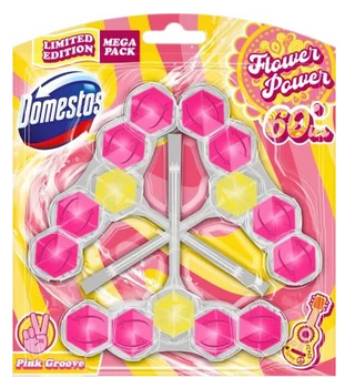 Domestos Kostka WC Aroma Lux Limited Edition Pink Groove   3x55 g