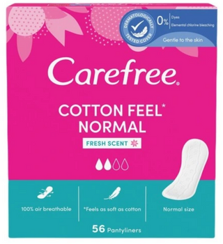 Carefree Wkładki Cotton Fresh 56 szt