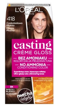 L'Oreal Paris Casting Creme Gloss Culoare de păr 418 Chocolate Mocha
