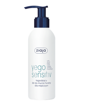 Ziaja Yego Sensitiv Gel de spălat facial calmant pentru bărbați 200 ml